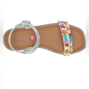 NWOT, Steve Madden, Girls, Pattie Flat Beaded Sandal
